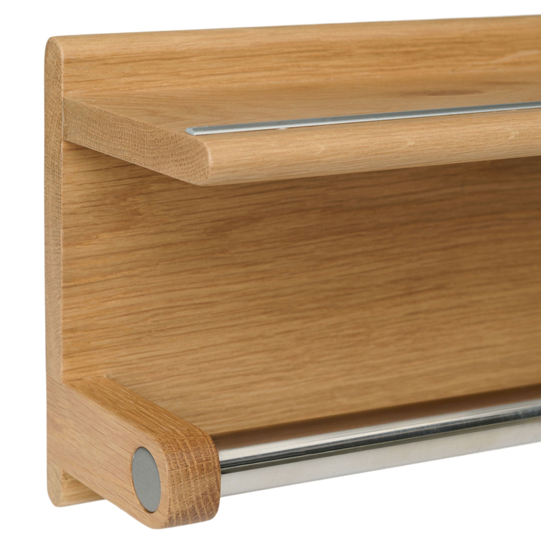 Wood II håndklædeholder i egetræ L60 cm